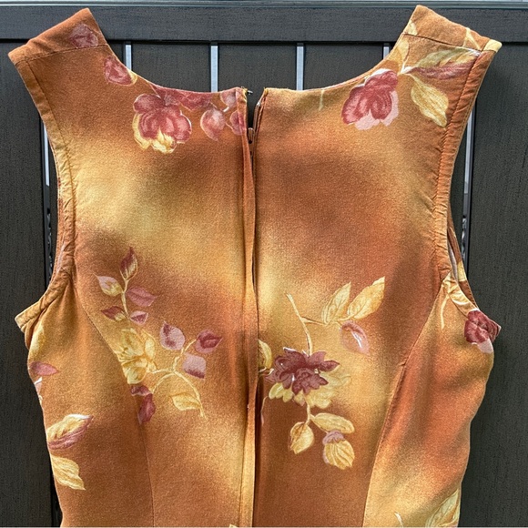 VINTAGE Y2K INDIE FLORAL MIDI MAXI DRESS!! - Picture 6 of 7